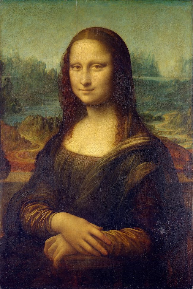 The Mona Lisa painting